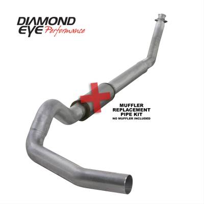 Diamond Eye Performance - Diamond Eye K5216A-RP 5" Turbo-Back Exhaust System for 94-02 RAM 2500/3500