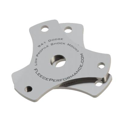 Fleece Performance - Fleece FPE-LPSM Low Profile Shock Mounts for Dodge 2500/3500