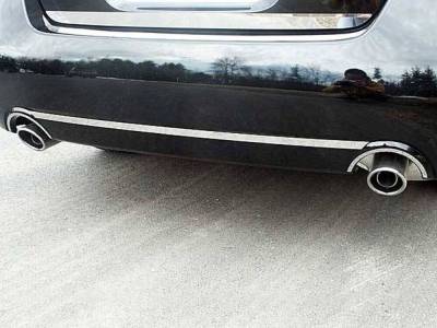 Quality Automotive Accessories - Quality Automotive ET27550 Exhaust Trim for 07-08 Nissan Altima