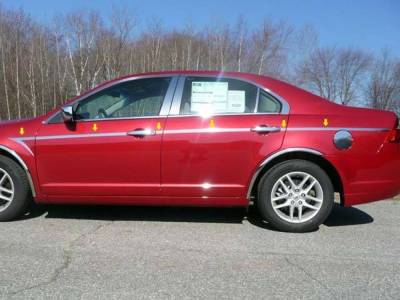 Quality Automotive Accessories - Quality Automotive AT50390 Side Accent Trim 06-12 Ford Fusion