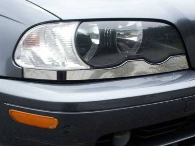 Quality Automotive Accessories - Quality Automotive HL25900 Headlight Trim 01-05 BMW 325Ci