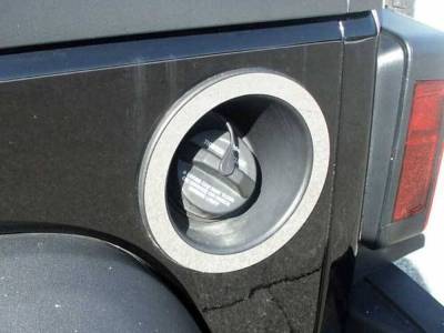 Quality Automotive Accessories - Quality Automotive GC47085 Fuel Door Cover for Jeep Wrangler