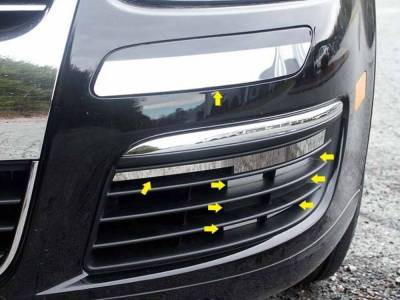 Quality Automotive Accessories - Quality Automotive FP25665 Front Bumper Trim Kit for Volkswagen Jetta