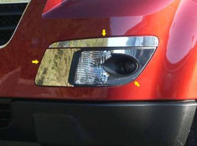 Quality Automotive Accessories - Quality Automotive FV47425 Front Vent Accent Trim 07-09 Saturn Outlook