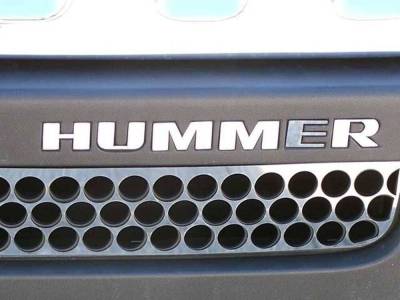 Quality Automotive Accessories - Quality Automotive HV46307 Hummer Letters Trim Kit for 06-09 Hummer H3