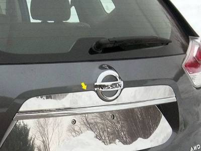 Quality Automotive Accessories - Quality Automotive LB14535 License Plate Bezel for Nissan Rogue