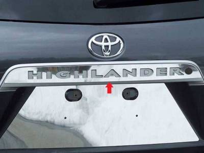 Quality Automotive Accessories - Quality Automotive LB28111 License Plate Bezel for Toyota Highlander