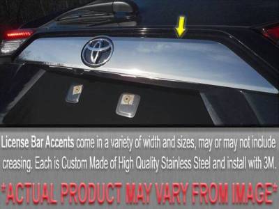 Quality Automotive Accessories - Quality Automotive LB24150 License Plate Bezel for Toyota Sienna