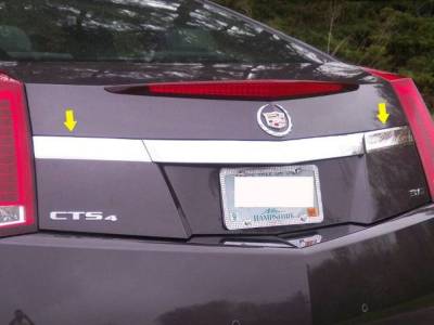 Quality Automotive Accessories - Quality Automotive LB50254 License Plate Bezel 10-12 Cadillac CTS