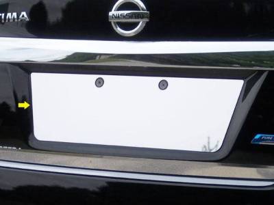 Quality Automotive Accessories - Quality Automotive LP13550 License Plate Bezel for 13-14 Nissan Altima