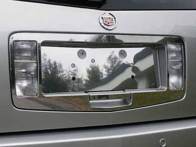 Quality Automotive Accessories - Quality Automotive LPS44260 License Plate Trim 04-09 Cadillac SRX