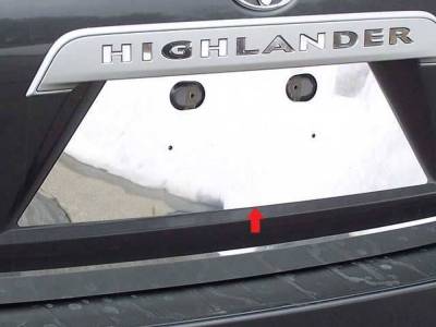 Quality Automotive Accessories - Quality Automotive LP28110 License Plate Bezel for Toyota Highlander