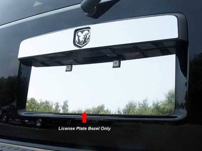 Quality Automotive Accessories - Quality Automotive LP47940 License Plate Bezel for Dodge Nitro