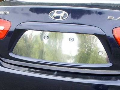 Quality Automotive Accessories - Quality Automotive LP27340 License Plate Bezel for 07-10 Hyundai Elantra