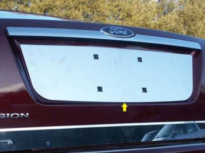 Quality Automotive Accessories - Quality Automotive LP46390 License Plate Bezel 06-09 Ford Fusion