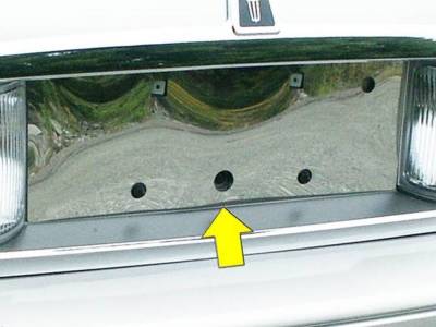 Quality Automotive Accessories - Quality Automotive LP43680 License Plate Bezel 03-07 Lincoln Town