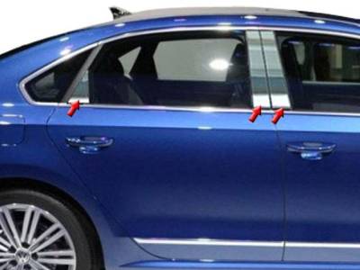 Quality Automotive Accessories - Quality Automotive PP12676 Pillar Post Kit for Volkswagen Passat