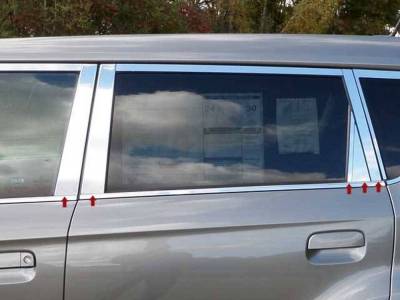 Quality Automotive Accessories - Quality Automotive PP10833 Pillar Post Kit for 10-13 Kia Soul