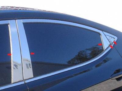 Quality Automotive Accessories - Quality Automotive PP11343 Pillar Post Kit for Hyundai Elantra