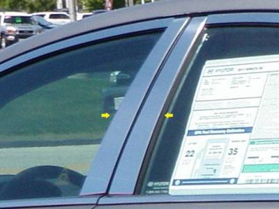 Quality Automotive Accessories - Quality Automotive PP11360 Pillar Post Kit for 11-14 Hyundai Sonata