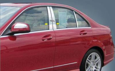 Quality Automotive Accessories - Quality Automotive PP28081 Pillar Post Kit 08-09 Mercedes-Benz C230