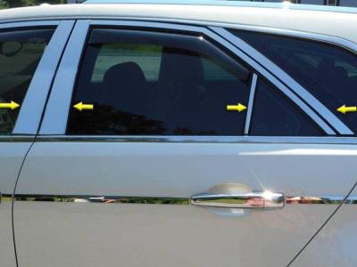 Quality Automotive Accessories - Quality Automotive PP50252 Pillar Post Kit 10-12 Cadillac CTS