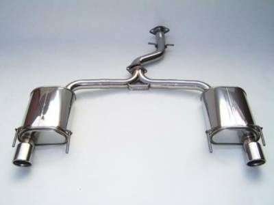 Invidia - Invidia HS06HC2G3T Q300 Exhaust Rolled Titanium Tips 70mm Tip 110mm Ti