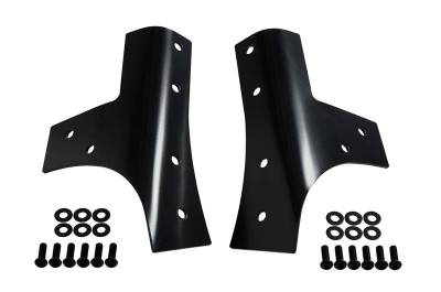 Kentrol - Kentrol 50574 Black Windshield Supports Pair for 07-18 Jeep Wrangler JK