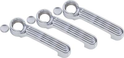 Kentrol - Kentrol 30011 Polished Exterior Door Handle Cover 6pc for 07-18 Jeep Wrangler JK