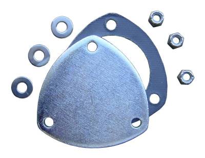 Pypes Performance Exhaust - Pypes HVE12 3" 304-SS Dump Plate Exhaust Flange Kit