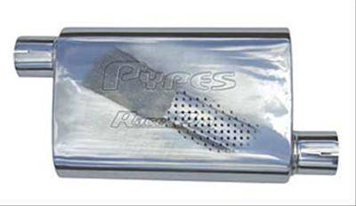 Pypes Performance Exhaust - Pypes MVR16S Race Pro Series S.S. 14" 3" Off/Off Exhaust Muffler Universal