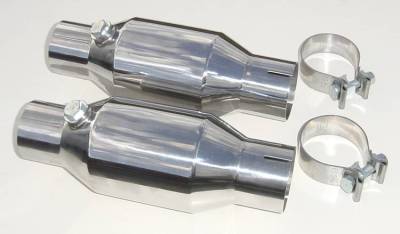 Pypes Performance Exhaust - Pypes CVM10K High Flow 2.5" Mini Ceramic Catalytic Converters Universal