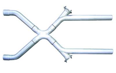 Pypes Performance Exhaust - Pypes XVX10 2.5" S.S. Crossover 3" Collector Flange Exhuast X-Pipe Kit Universal