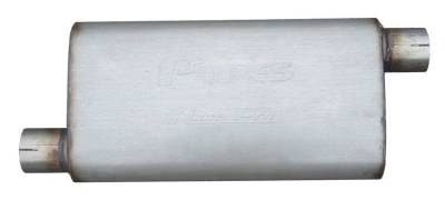 Pypes Performance Exhaust - Pypes MVR30 Race Pro Series 18" 2.5" Off/Off Exhaust Muffler Universal