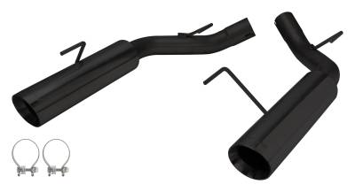Pypes Performance Exhaust - Pypes SFM60MSB Black T304 Pype Bomb Exhaust System for 05-10 Mustang V8 4.6L