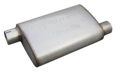 Pypes Performance Exhaust - Pypes MVS10 Street Pro Series S.S. 14" 2.5" Off/Off Exhaust Muffler Universal
