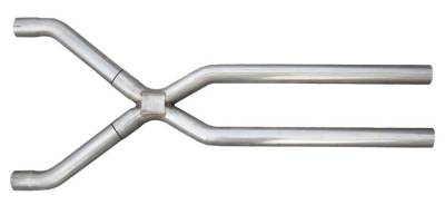 Pypes Performance Exhaust - Pypes XVF10 2.5" Mandrel-Bent Tunnel Crossover Exhaust X-Pipe Universal