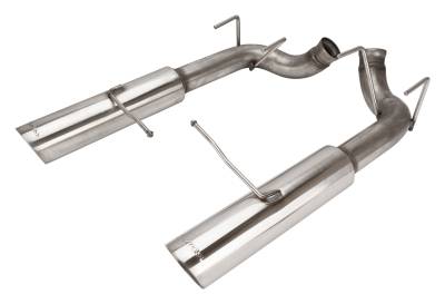 Pypes Performance Exhaust - Pypes SFM79MS Pype Bomb Axle Back Exhaust System for 11-14 Ford Mustang V6