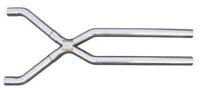 Pypes Performance Exhaust - Pypes XVF10S 2.5" Stainless Steel Intermediate Exhuast X-Pipe Kit Universal