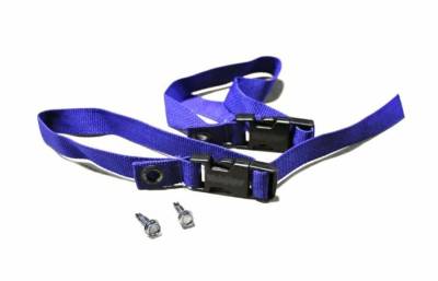 Steinjager - Steinjager Sway Bar End Link Hanger Straps-Blue for Wrangler JK J0043955