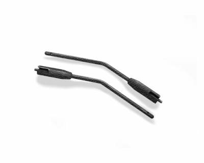 Steinjager - Steinjager Poly Insert Side Mirror Leg Kit-Text Black for Wrangler JK J0046008
