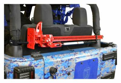 Steinjager - Steinjager High Lift Jack Roll Bar Mount Bare for Jeep JK 2DR J0047589
