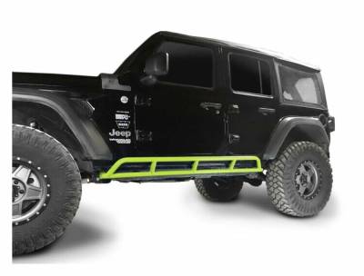 Steinjager - Steinjager Bare Knuckles Rock Sliders-Gecko Green for Wrangler JL 4DR J0049203