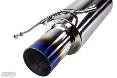 Turbo XS - Turbo XS WS02-RMA-TI Rear Muffler Assembly w/Titanium Tip