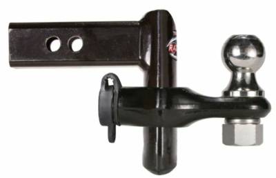 Trimax - Trimax TRZ6PB 6" Deluxe Powder Coat Black Drop Hitch