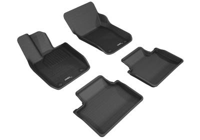 3D MAXpider - 3D MAXpider L1PO01701509 KAGU Floor Mat for 17-25 Porsche Panamera