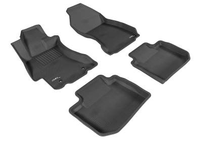 3D MAXpider - 3D MAXpider L1SB02001509 KAGU Floor Mat for 15-21 WRX WRX STI