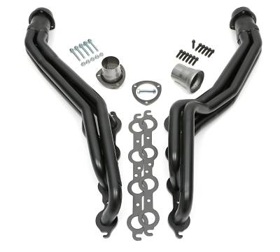 Hedman Hedders - Hedman 69050 Black Long-Tube LS Engine Swap Headers for 2WD S10/S15 Trucks