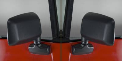 Omix - Omix 11002.19 Door Mirror Kit Black for 87-95 Jeep Wrangler YJ