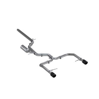 MBRP Exhaust - MBRP Exhaust S46083CF T304 3" Cat-Back Dual Split Exit CF for 19-21 Jetta GLI